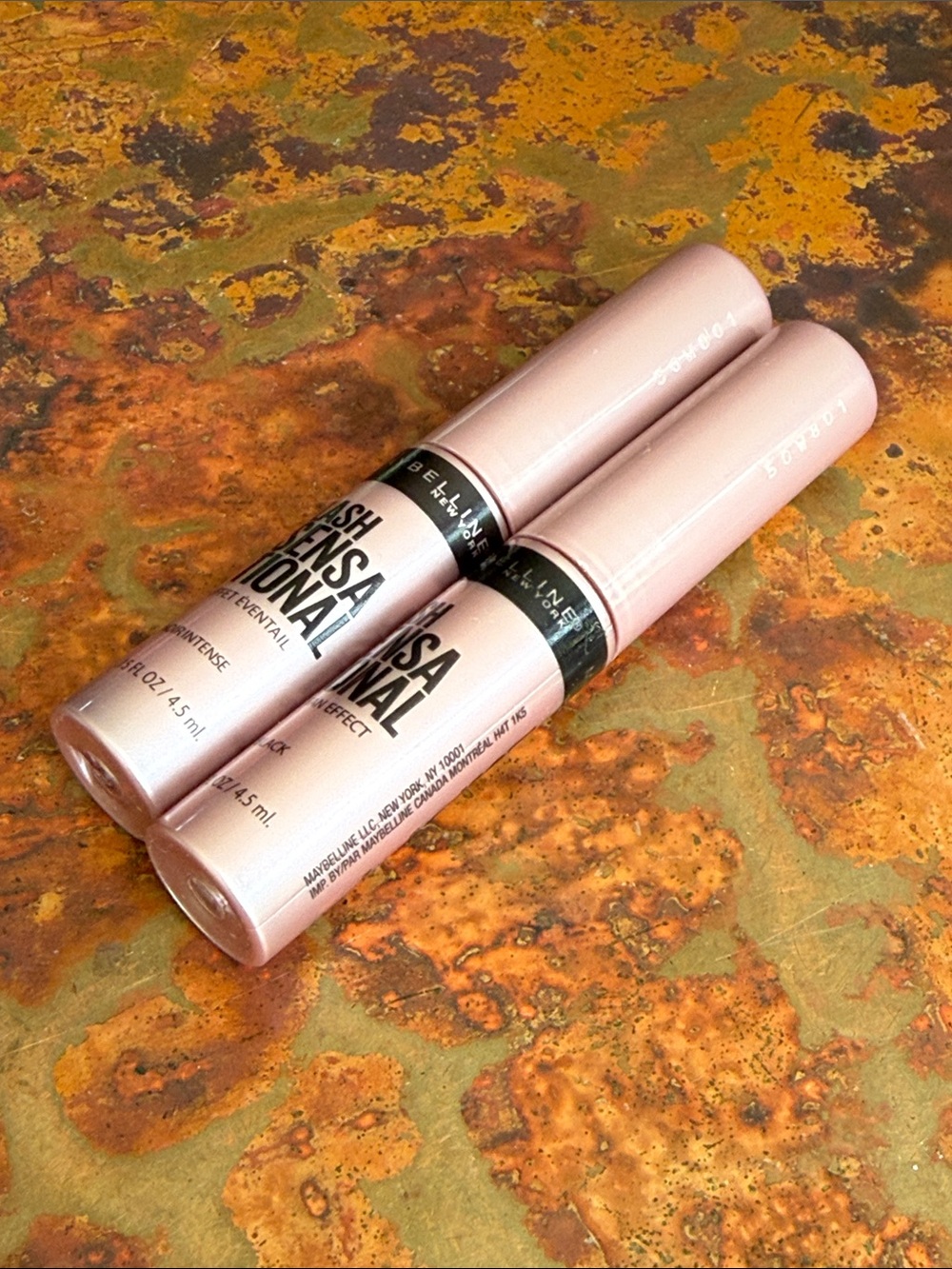 (2) Maybelline Lash Sensational Full Fan Effect Very Black Mascara- .15oz Travel - Picture 3 of 4